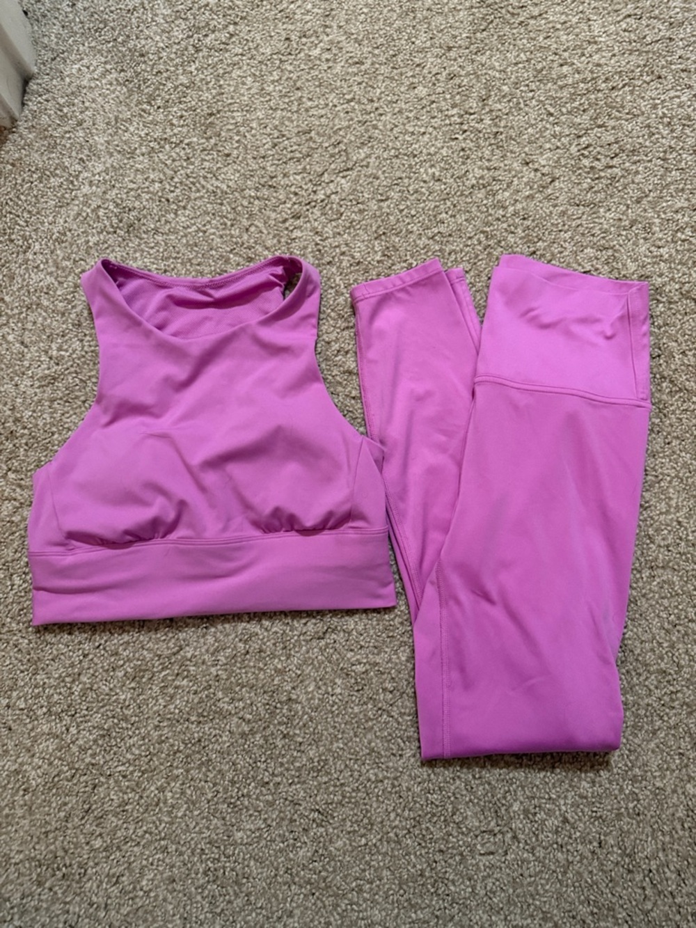 all in motion Lavender-Pink Workout Set - Sports Bra & Leggings